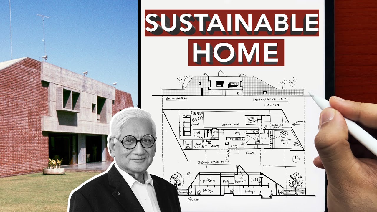 WHY ARCH: How To Make A Sustainable Home | Charles Correa Ramkrishna House