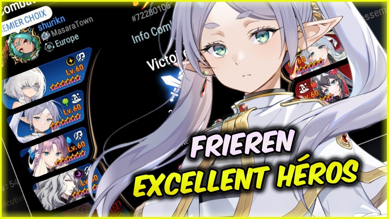Frieren : showcase de la nouvelle collab d'Epic Seven