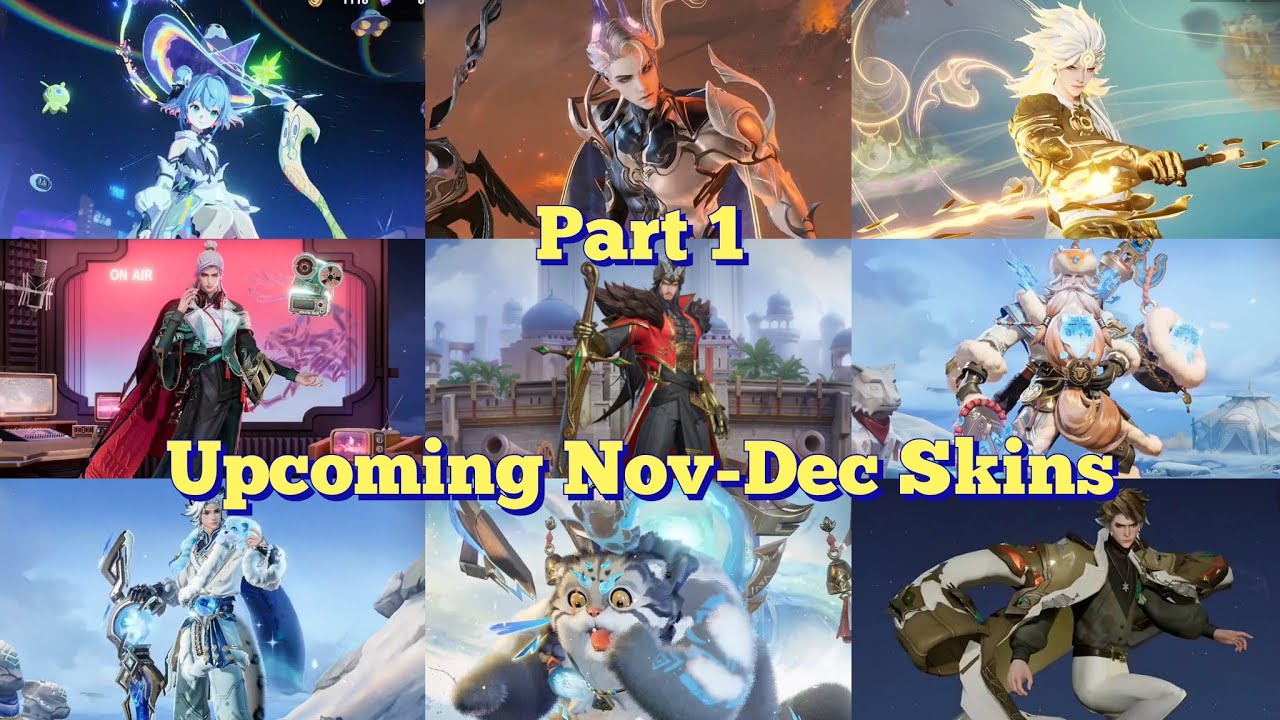 Upcoming Nov-Dec Skins Part 1 &bull; Honor of Kings