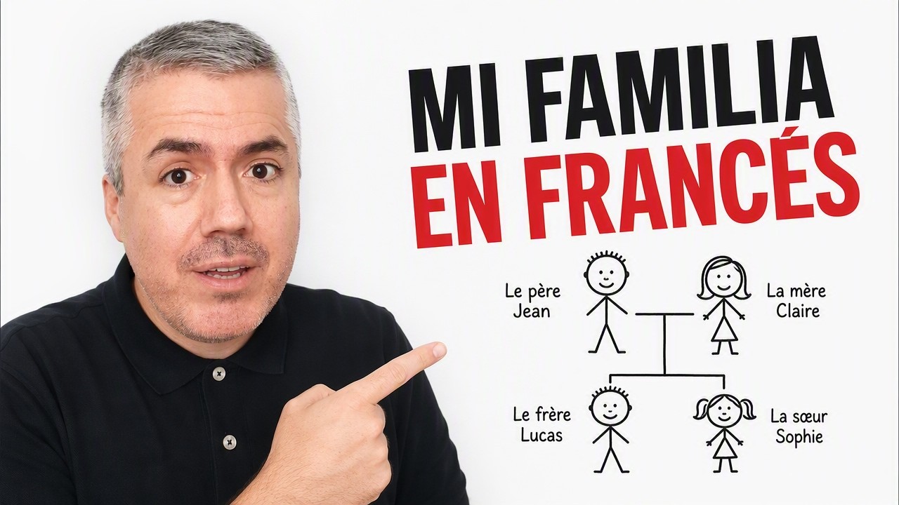 Cómo presentar a tu familia en Francés / Curso de Francés para Principiantes A1 / Clase 7