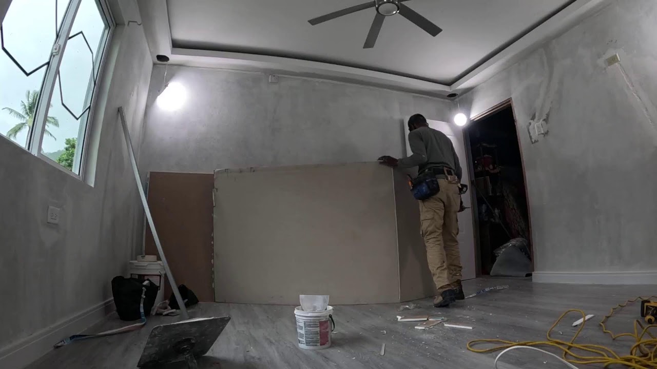 This is how to install drywall ceiling