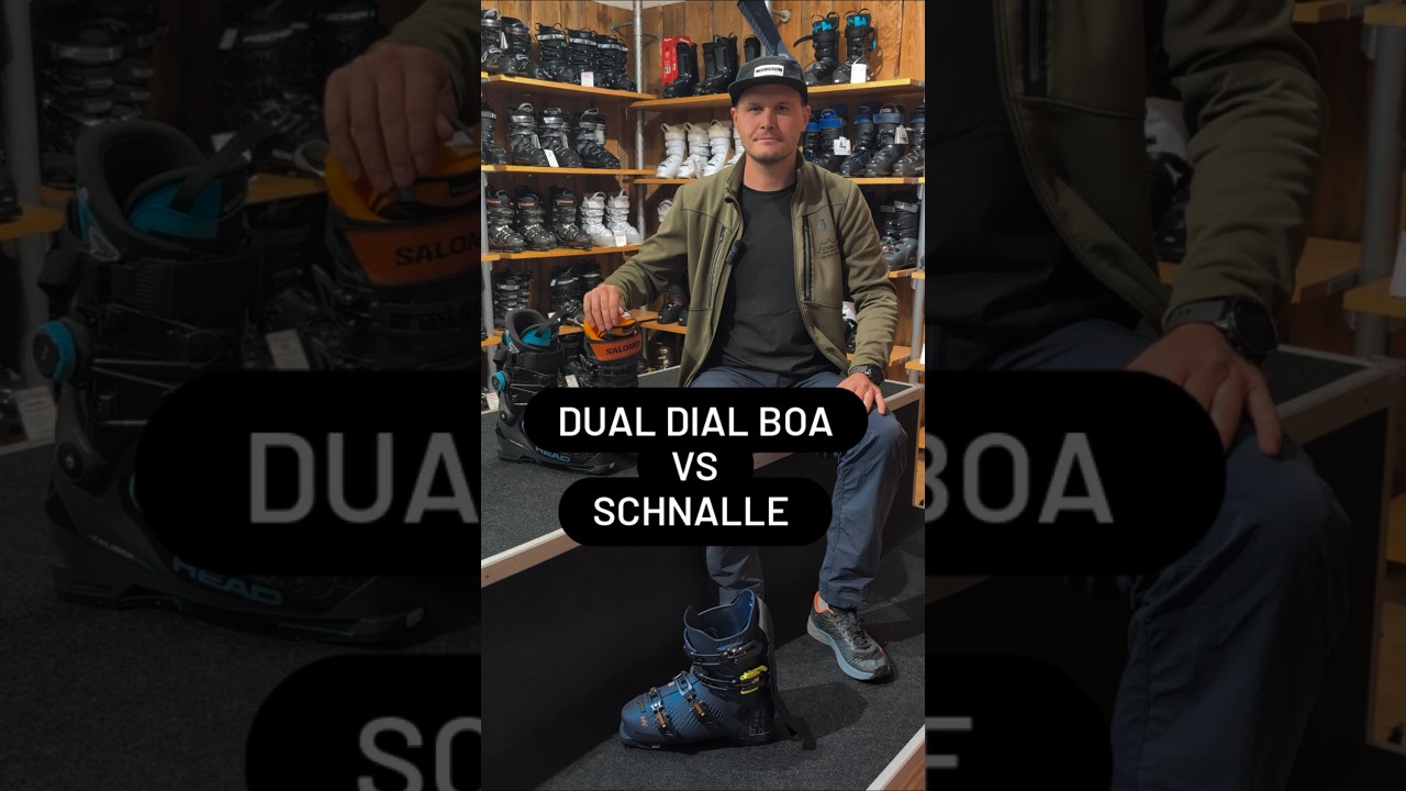 Dual BOA vs Schnalle bei Skischuhen. Was ist besser? #skiboots #skiing #test #wintersports #howto