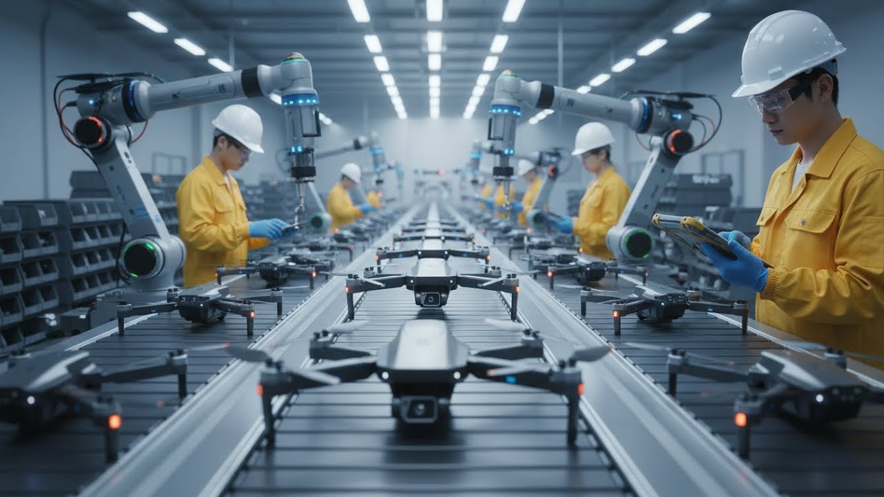 How Industrial Drones Are Assembled &ndash; The Billion-Dollar Aerial Technology Industry