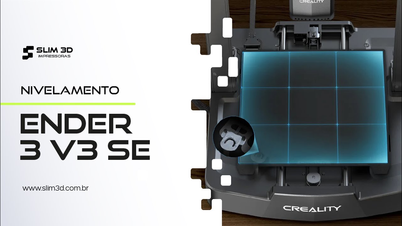 Como ajustar o NIVELAMENTO da Creality ENDER 3 V3 SE