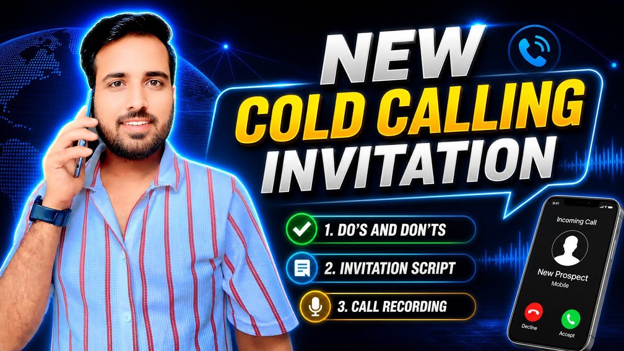 New Cold Calling Invitation || Invitation For Free Webinar || Gaurav Kumar 