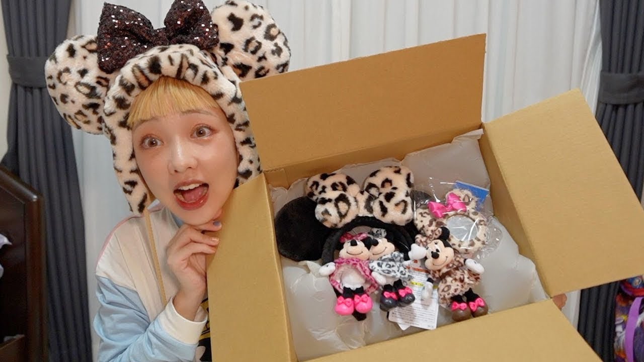 【平成１桁ﾊﾞﾊﾞｱ歓喜💖】ディズニーで豹柄のグッズが出たから平成ギャル爆買いした！！！