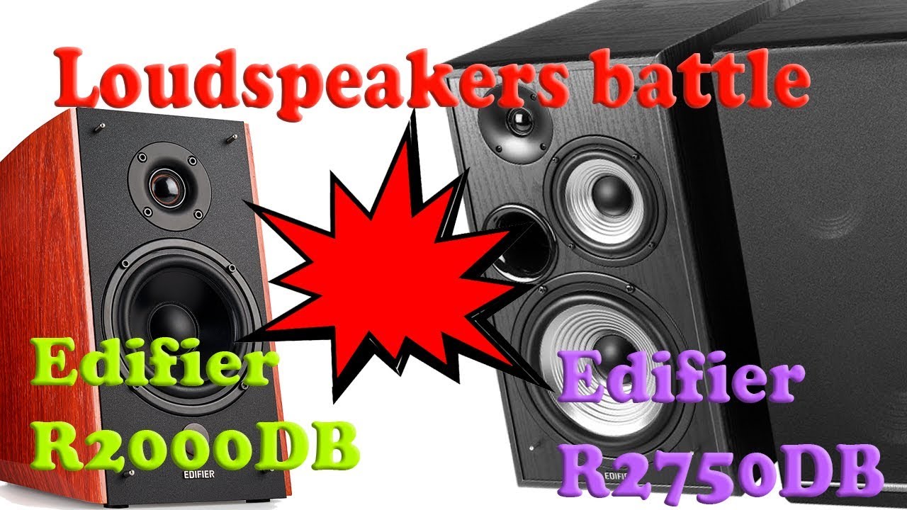 Edifier R2750DB vs Edifier R2000DB. Эпическая битва колонок