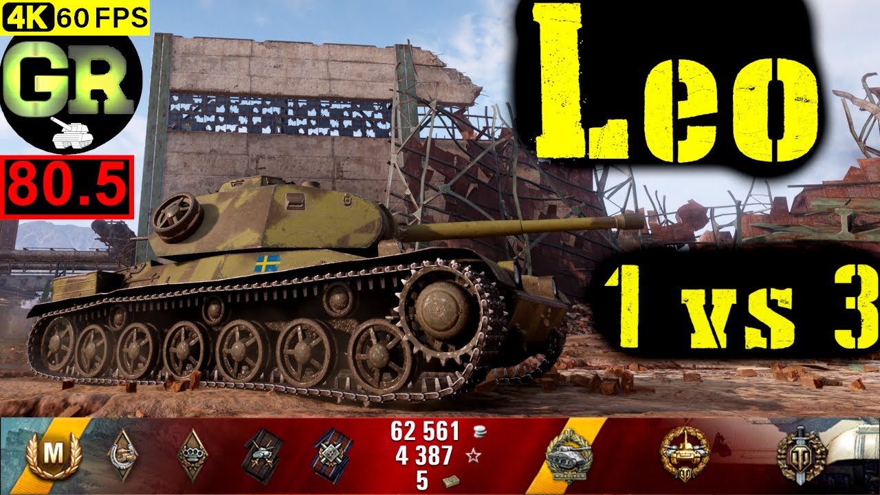 World of Tanks Leo WoT Replay - 8 Kills 4.2K DMG(Patch 1.5.0)