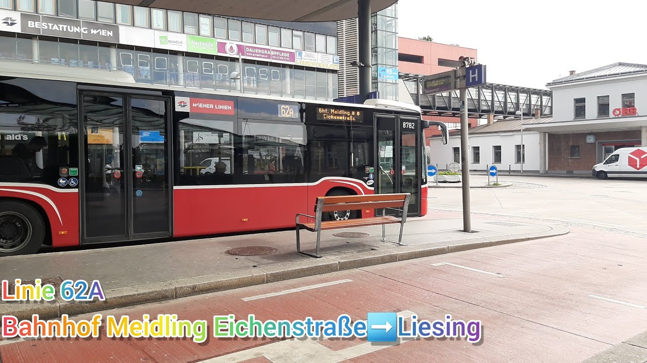Wiener Linien Linie 62A 🚍 #384 Bahnhof Meidling Eichenstraße➡️Liesing