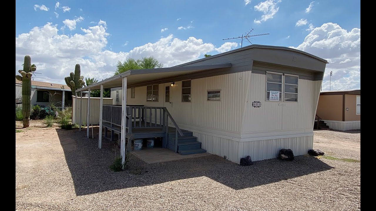 SOLD! $16,900 - REDUCED PRICE! - SPACE RENT ONLY $435 P/MO - CENTRAL AC - DECK - SHED - PETS OK!