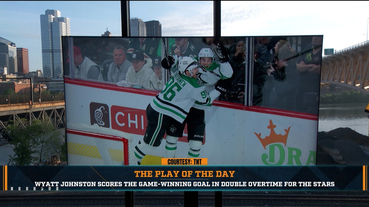 Play Of The Day: Wyatt Johnston Scores Game-Winning Goal In Double OT For The Stars | 4/23/26