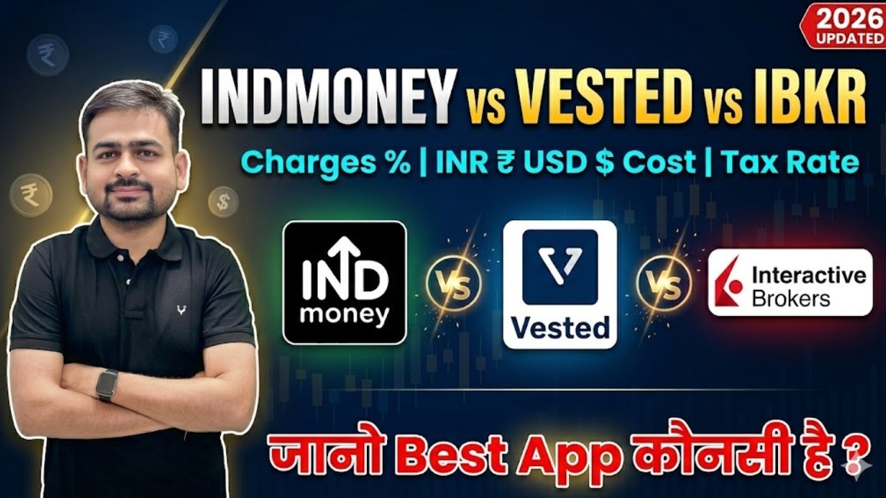 Vested vs IndMoney vs Interactive Brokers for US Stocks | Best App For US Stocks in india