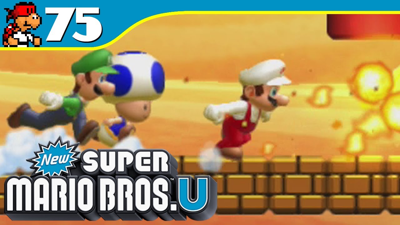 New Super Mario Bros. U | Run for It! - Superstar Road-2 - 75 (Wii U Gameplay Walkthrough)