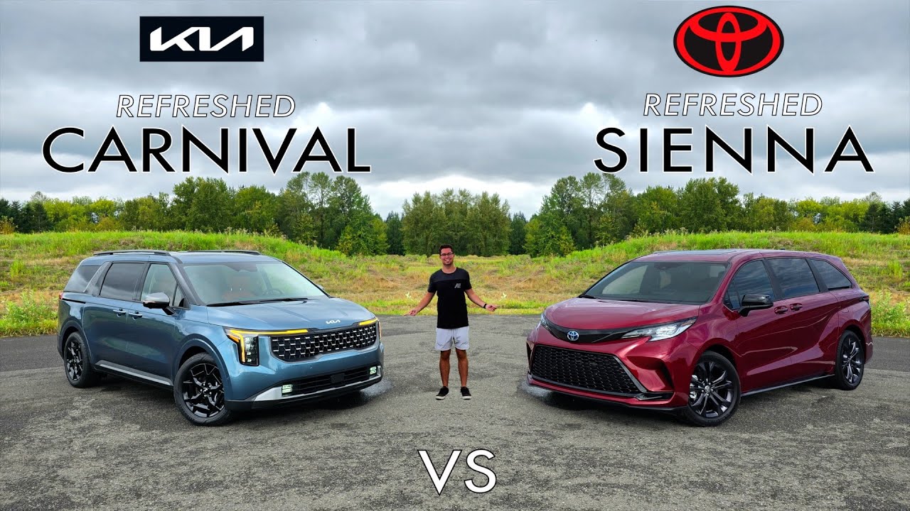 FAMILY KINGS! -- 2025 Toyota Sienna Platinum vs. 2025 Kia Carnival SX-P: Comparison