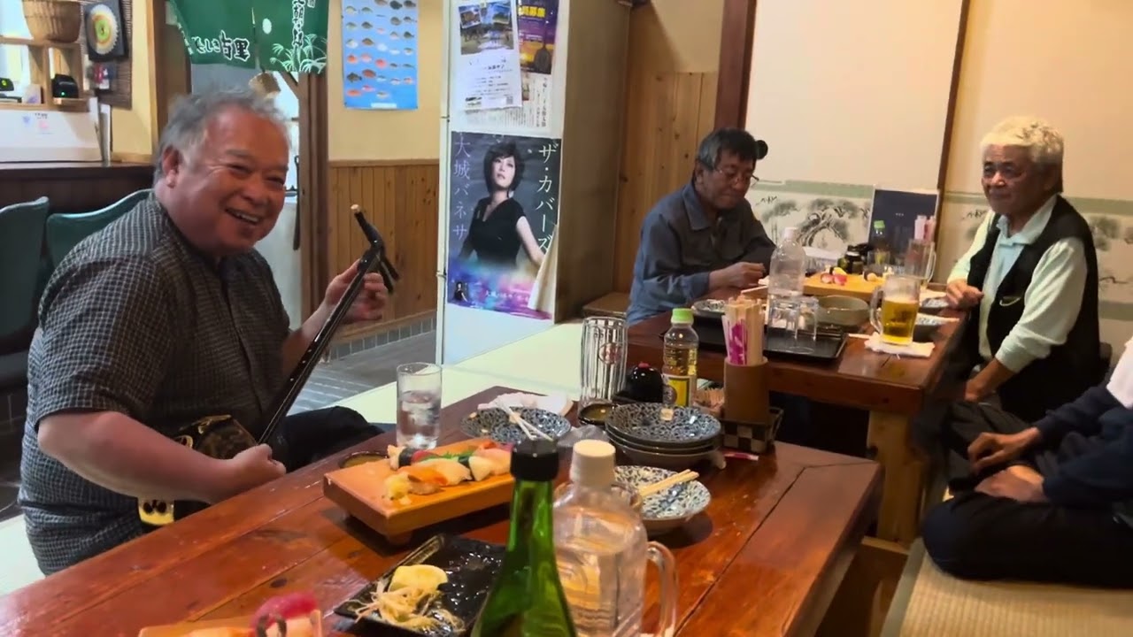 今帰仁の割烹寿し「あじろ」さんで「今帰仁ミャークニー」（二揚）