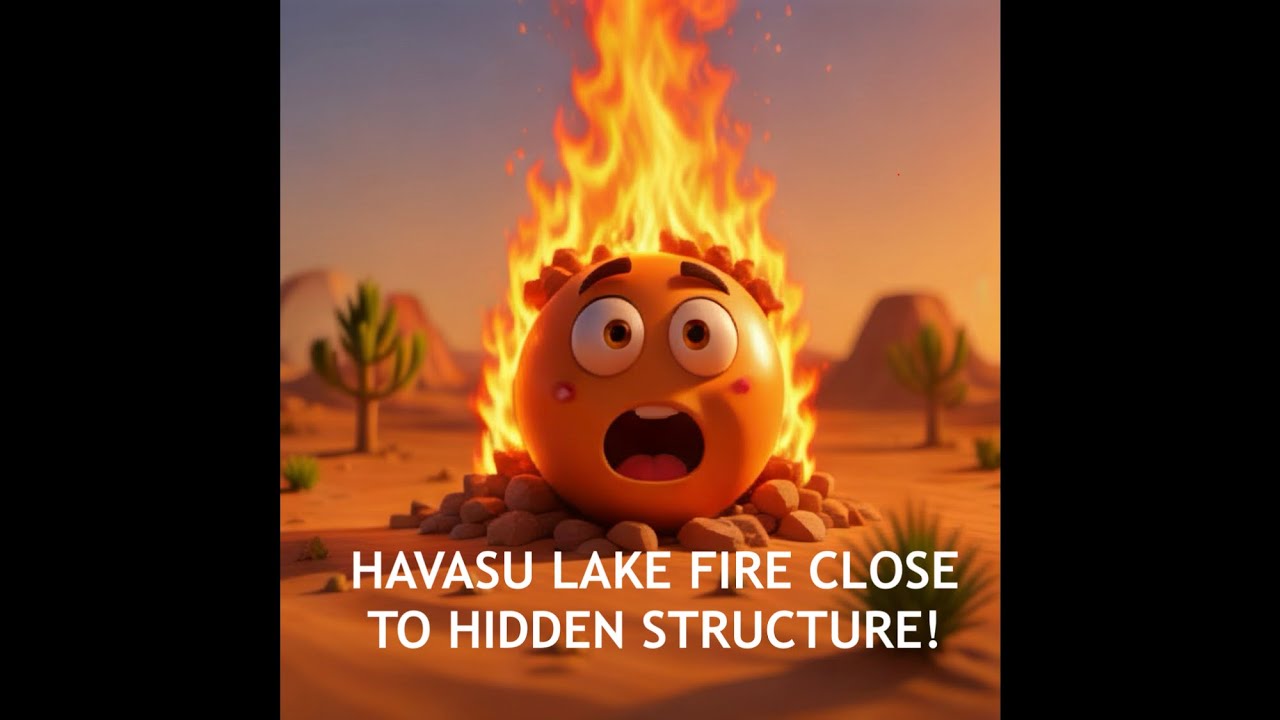 Lake Havasu Fire Close To Hidden Structure! 🚨🔥