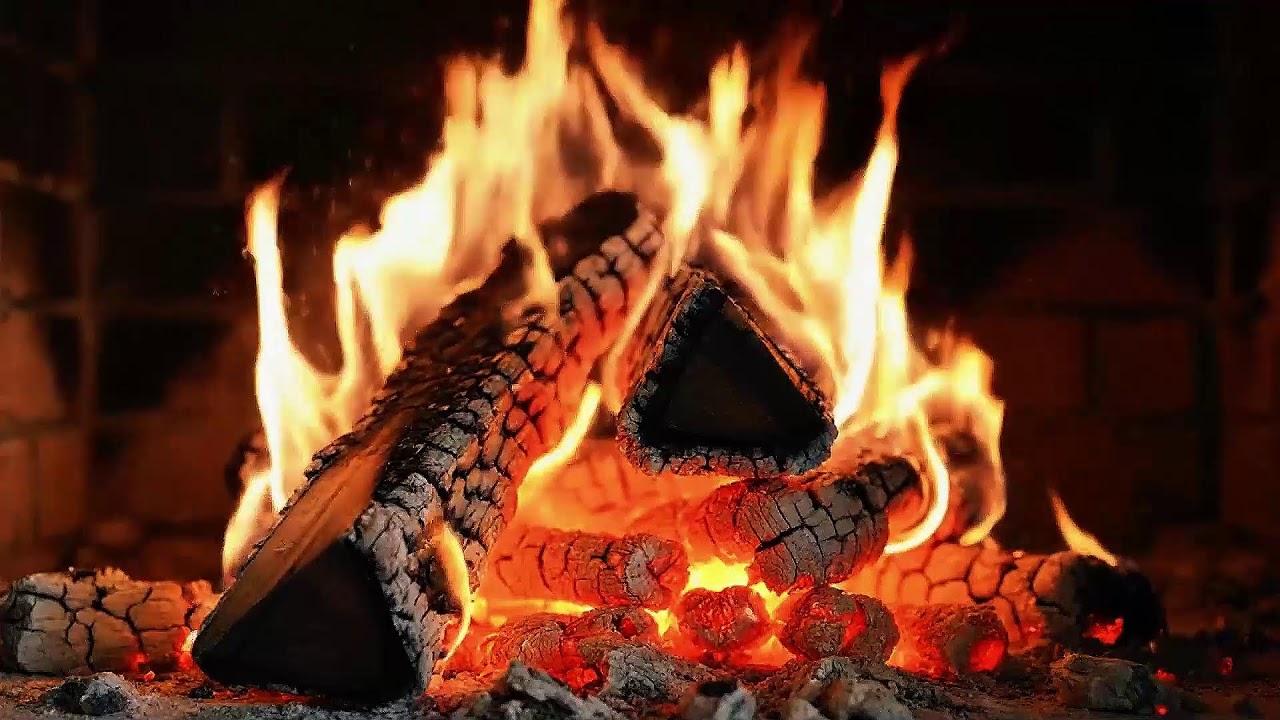 Fireplace Embers & Flames 4K 🔥 Deeply Relaxing Fire Ambience