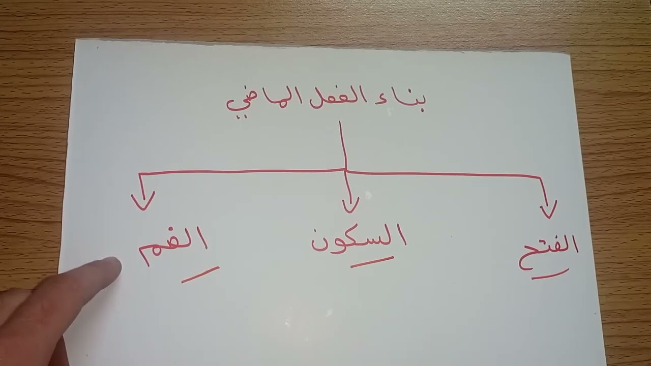 الفعل الماضي للصف الرابع الإعدادي المنهج الجديد