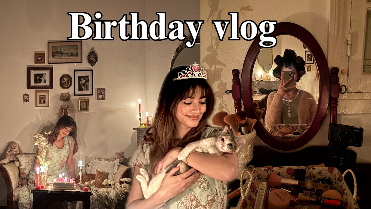 it’s my birthday 🎂 | glow up, self care, decorating, pinterest cake &  getting ready