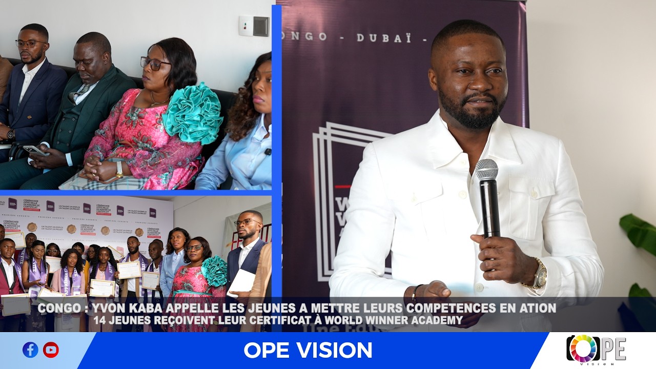 CONGO : YVON KABA APPELLE LES JEUNES A METTRE LEURS COMPETENCES EN ATION