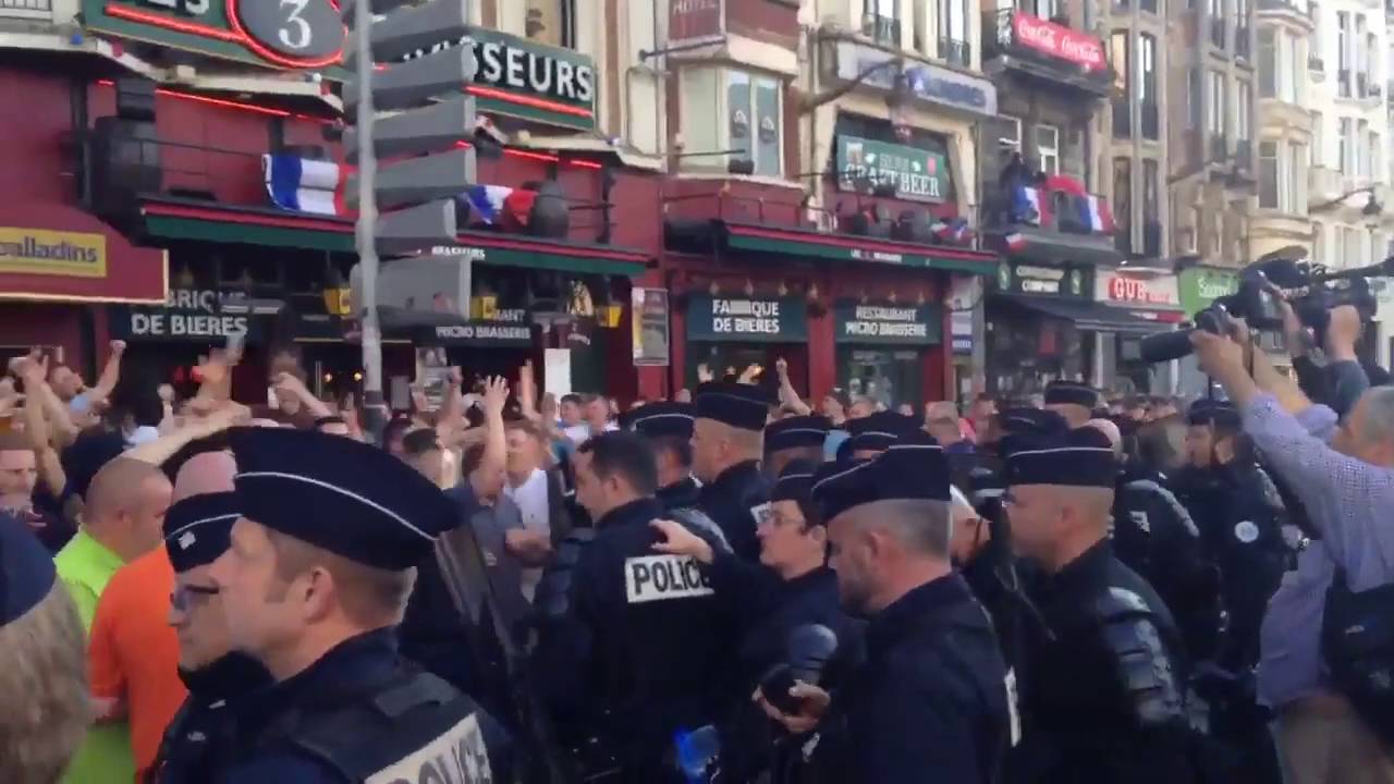 English fans singing in Lille | EURO 2016 | 15/06/16