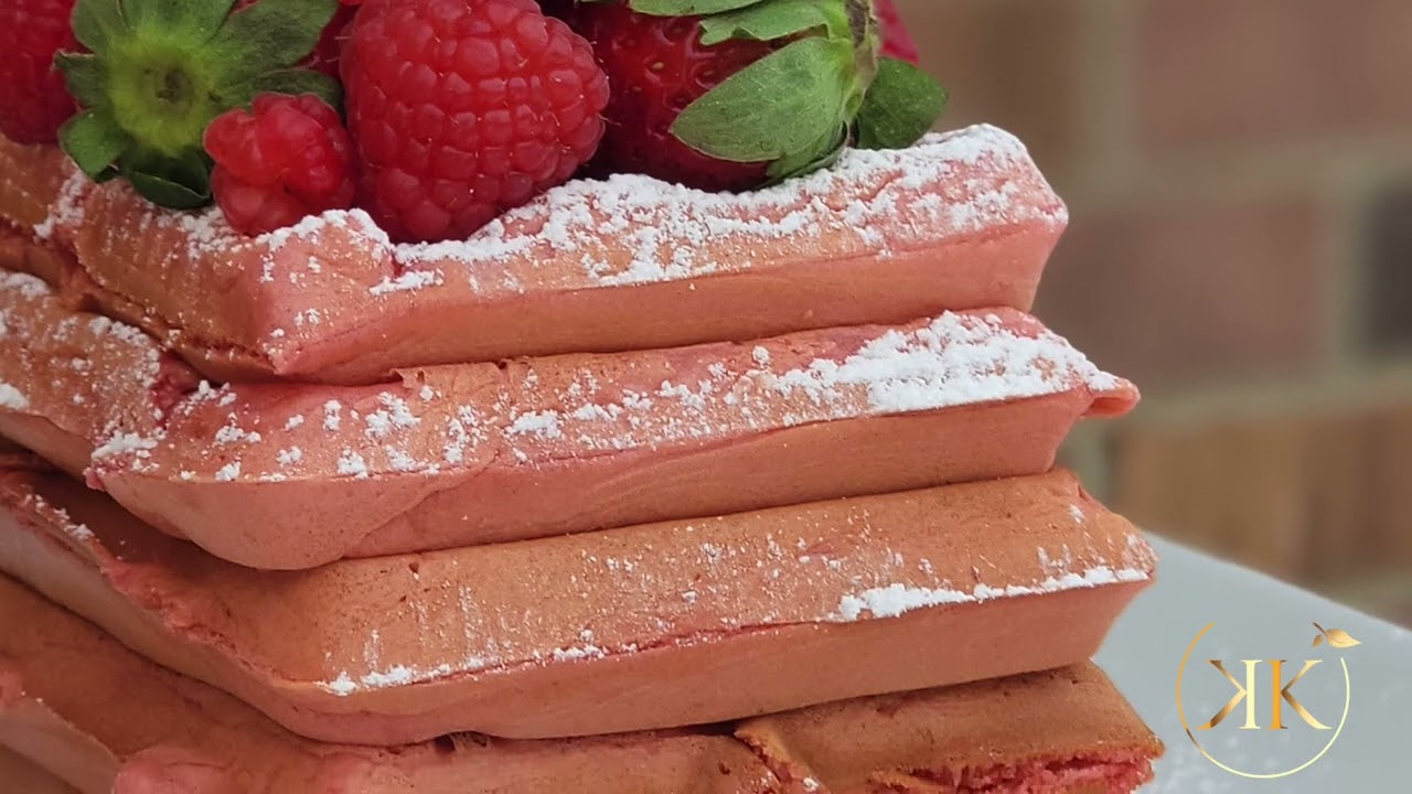 QUICK AND EASY STRAWBERRY WAFFLES | KUISINE KREYOL VALENTINE DAY EDITION