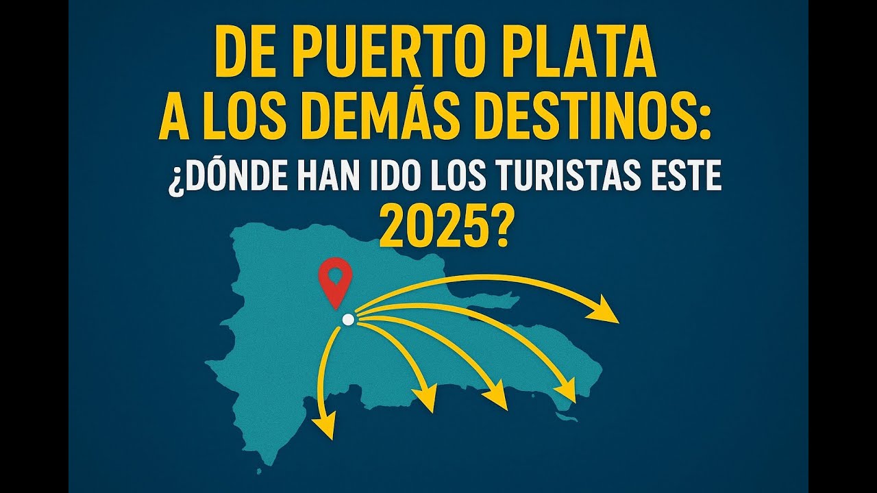 🌟De Puerto Plata a los dem&aacute;s destinos: donde han ido los turistas este 2025?🌟