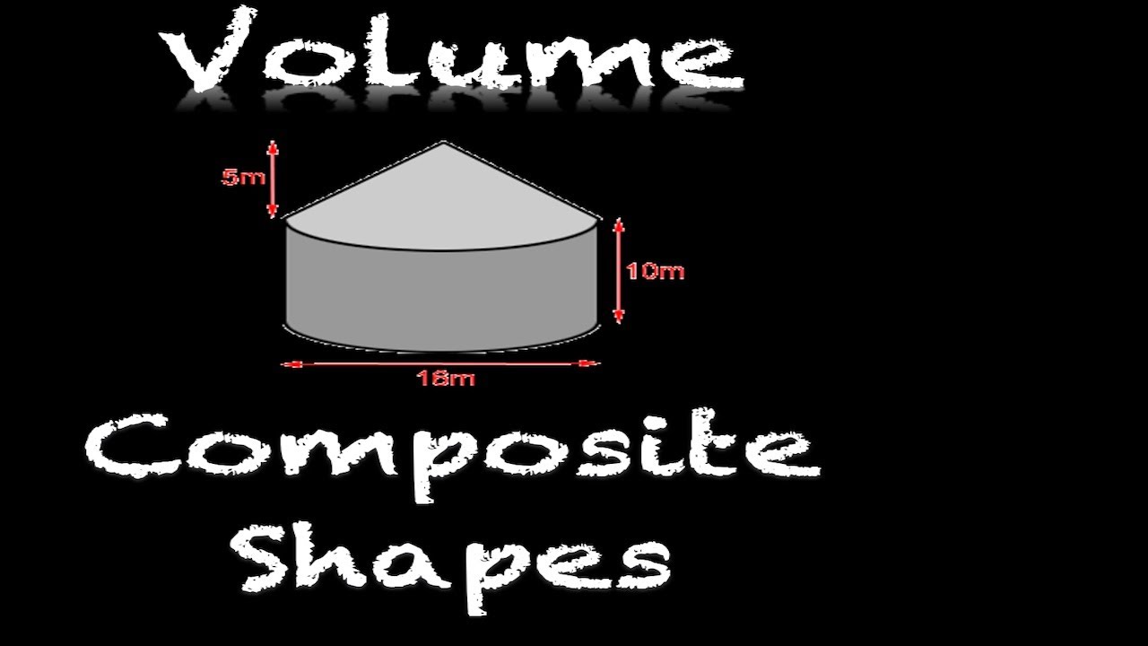 Volume of Composite Shapes - Prisms, Pyramids and Spheres