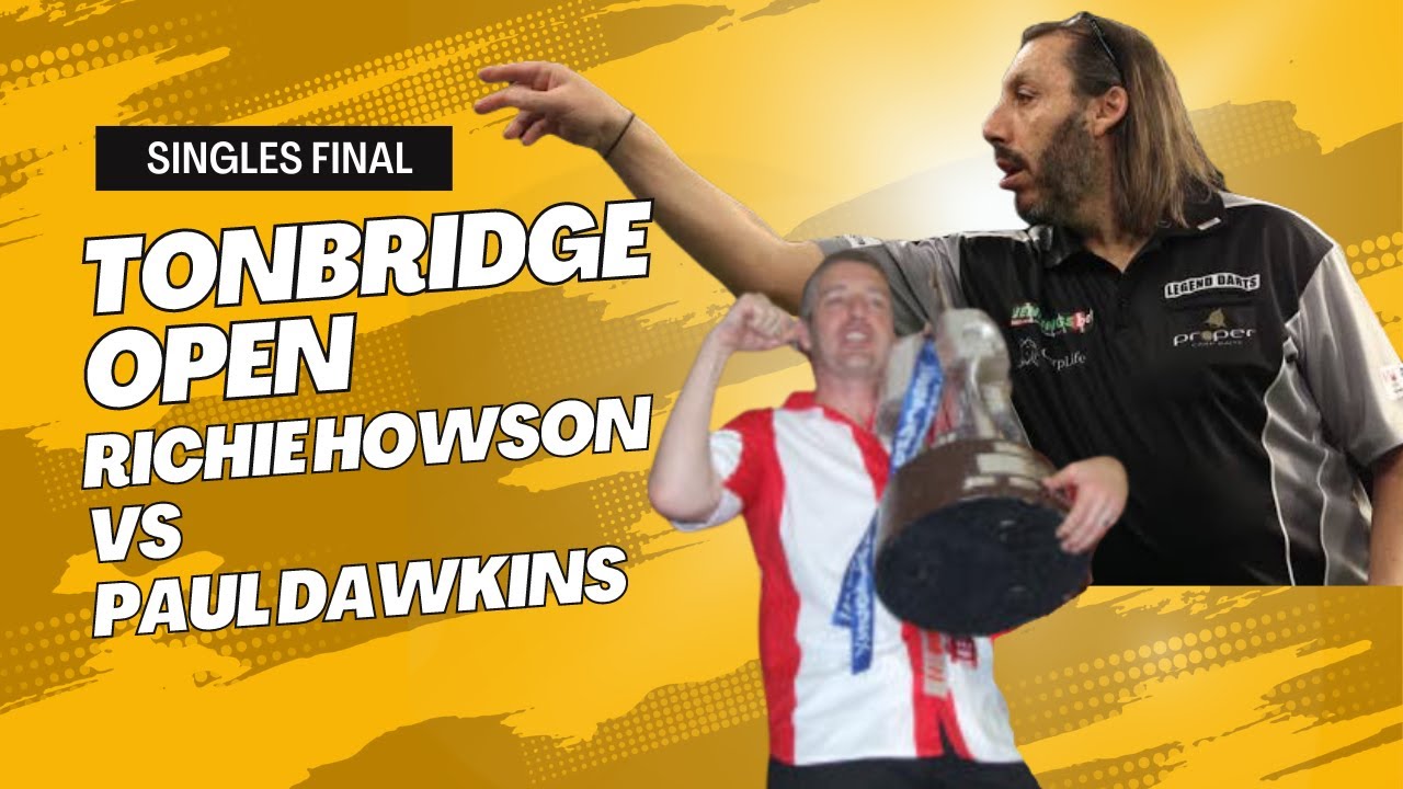 Tonbridge Darts Open Singles Final: Richie Howson vs Paul Dawkins, December '22