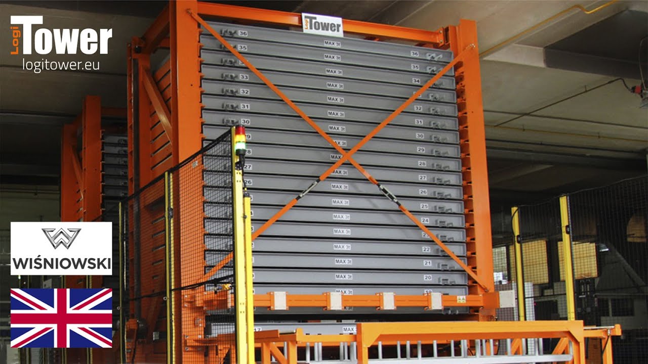 LOGITOWER: WISNIOWSKI - automated sheet metal storage system