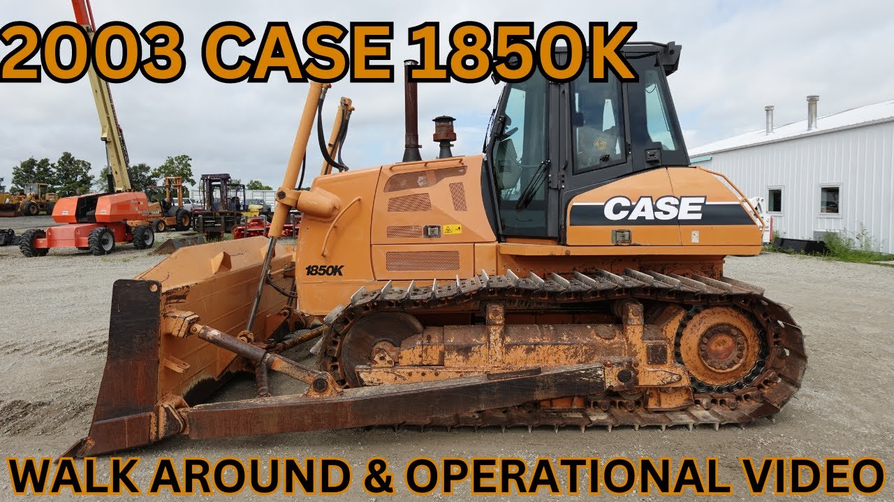 2003 Case 1850K Dozer Walk Around & Operational Video     $89,900