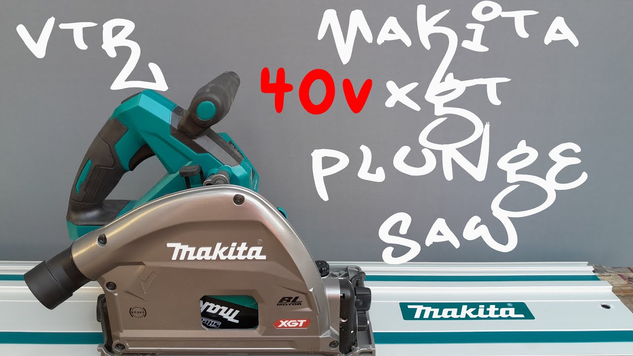 40v Makita Plunge Saw GPS01 Review  🤐  VOICELESS TOOL REVIEWS Makita SP001G