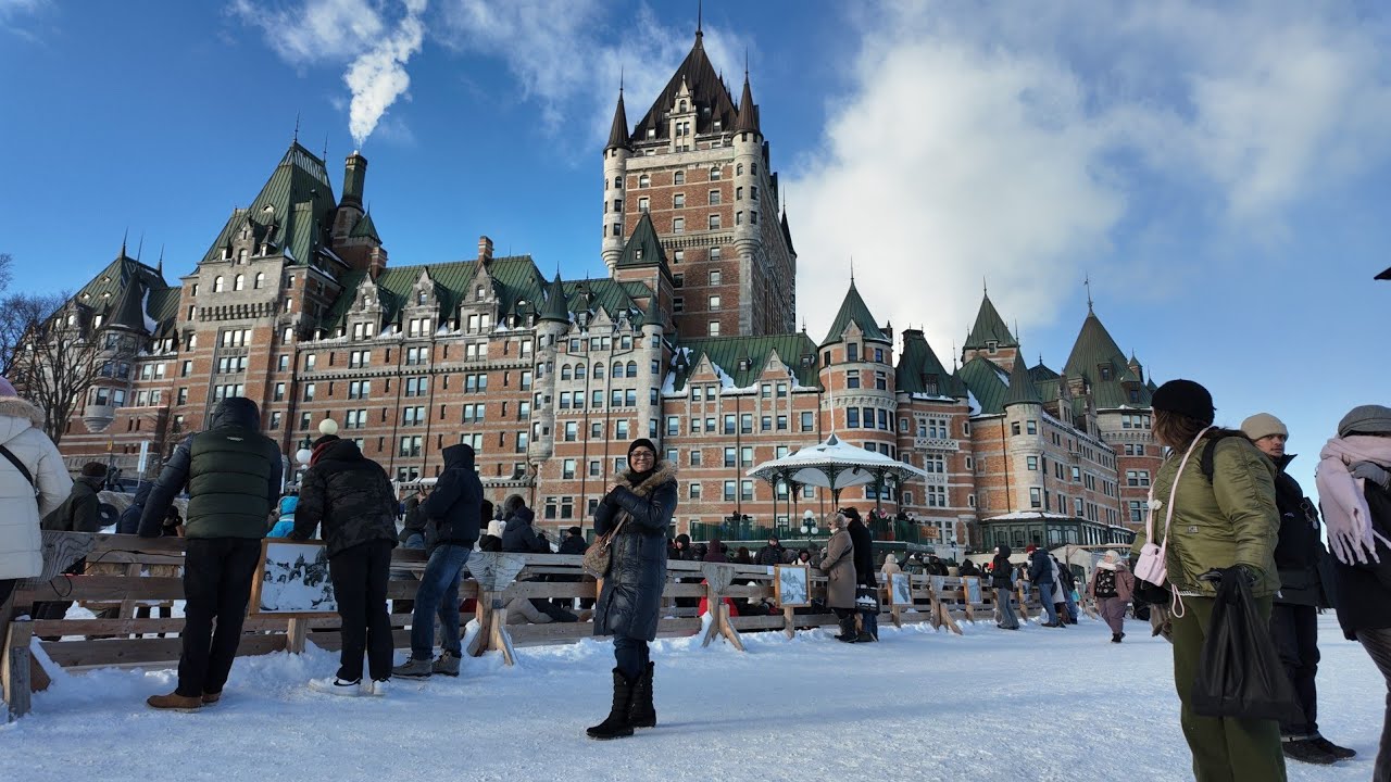 جولة سياحية في مدينة كيبيك  كندا 🇨🇦   visite à la ville de Québec 