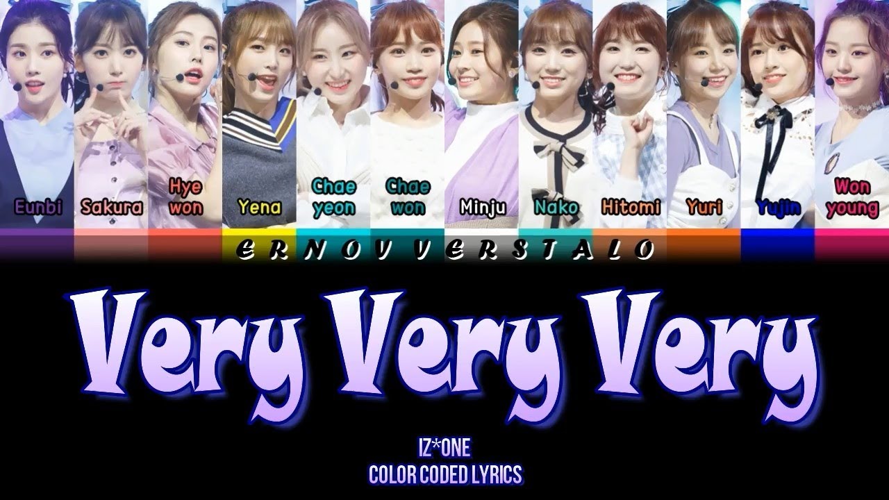 [AI Cover] How would IZ*ONE sing Very Very Very by I.O.I (Han|Rom|Eng)