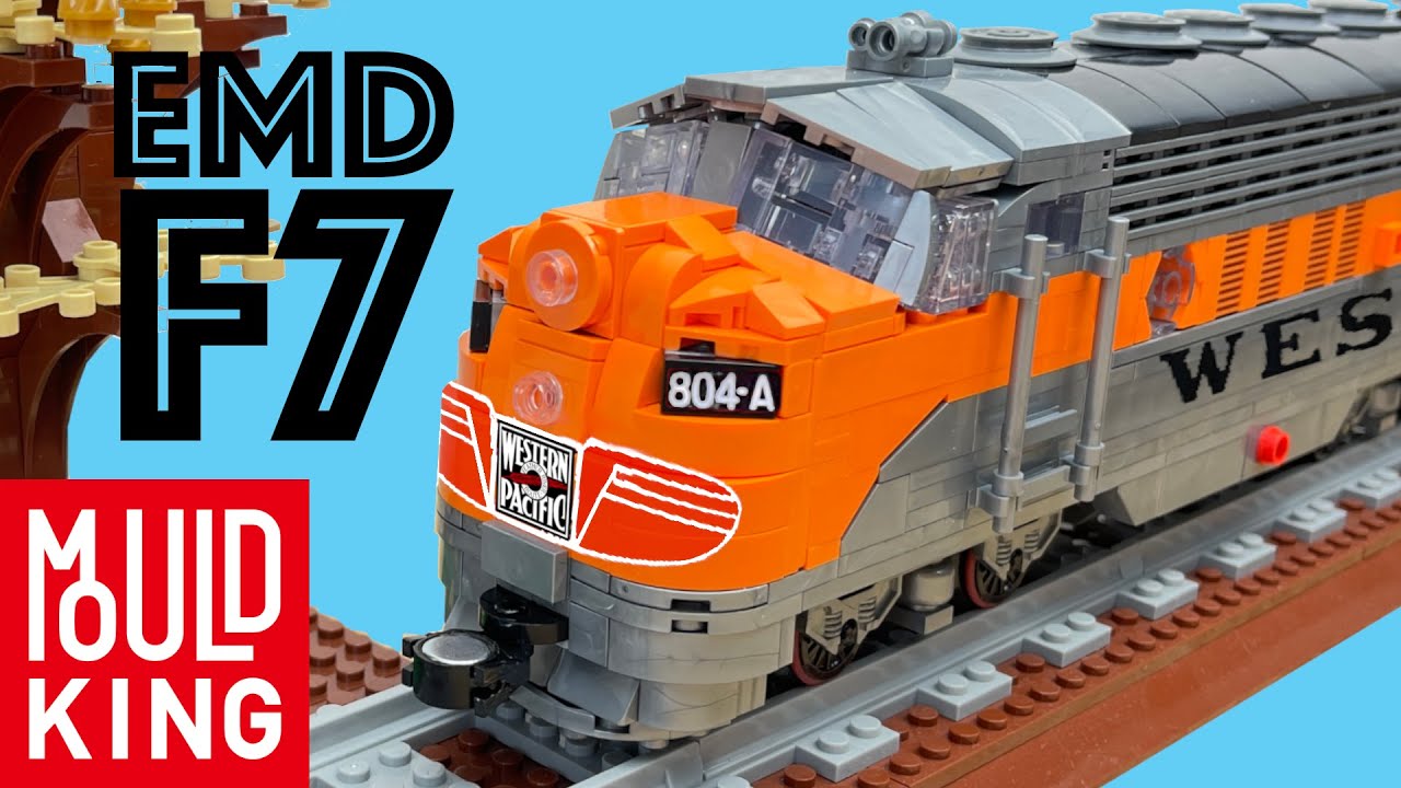 Der Eisenbahnkönig liefert ab - Review Mould King EMD FP7 - Western Pacific Diesel Lokomotive 12017