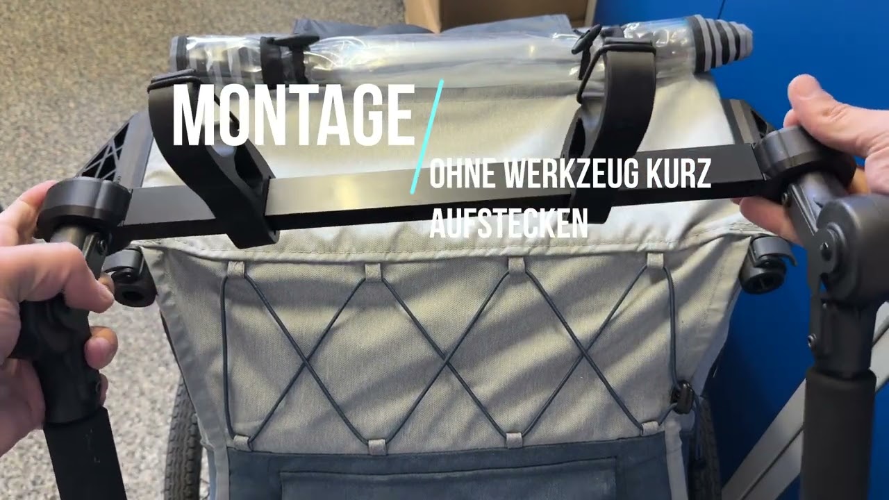 Montage Kinderfahrrad Halter Qeridoo