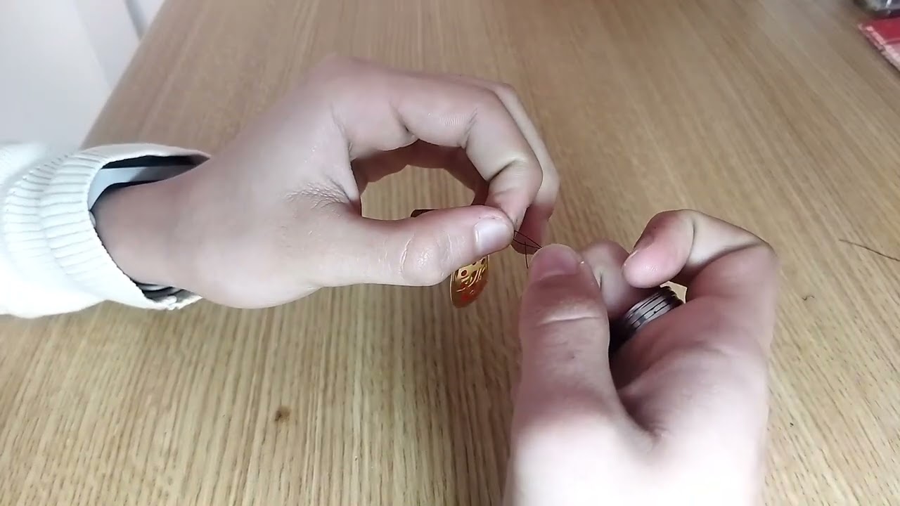 Como hacer el nudo a una cucharilla f&aacute;cil y r&aacute;pido