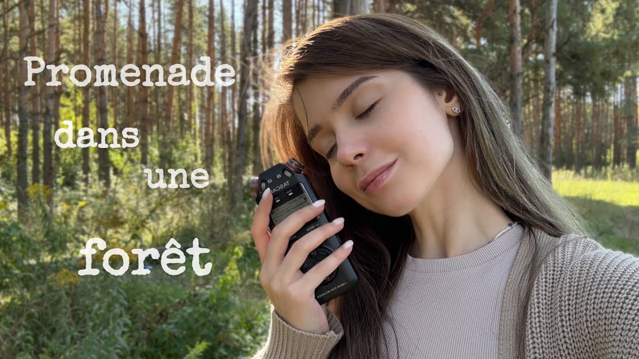ASMR dans la nature, forêt de pins 🌲 
