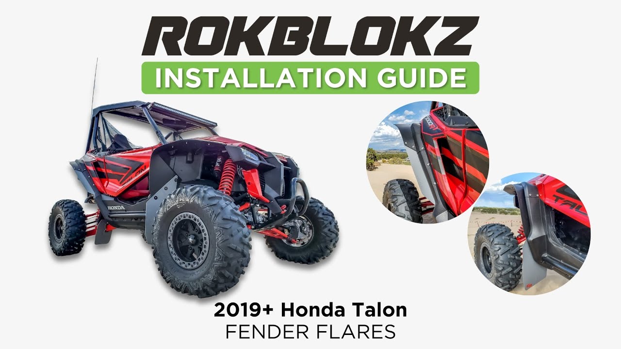 Protect Your Honda Talon! RokBlokz Fender Extensions Install Guide