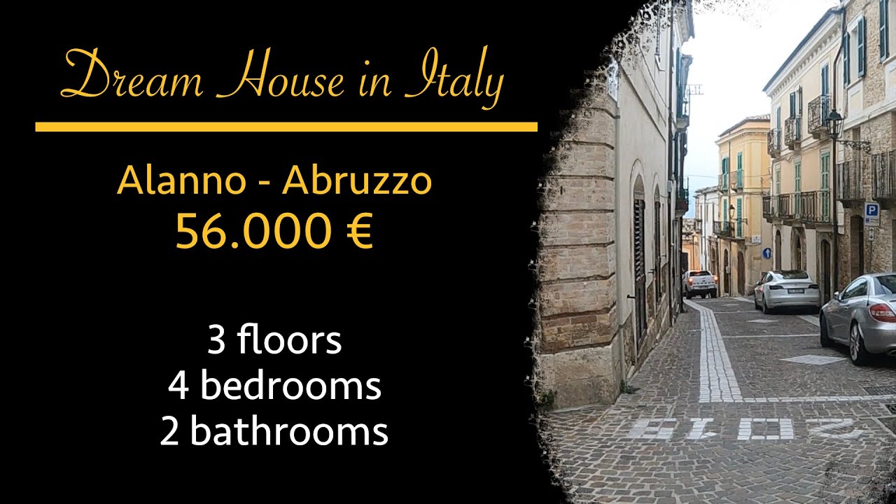 Live in the Center of Alanno in Abruzzo for CHEAP