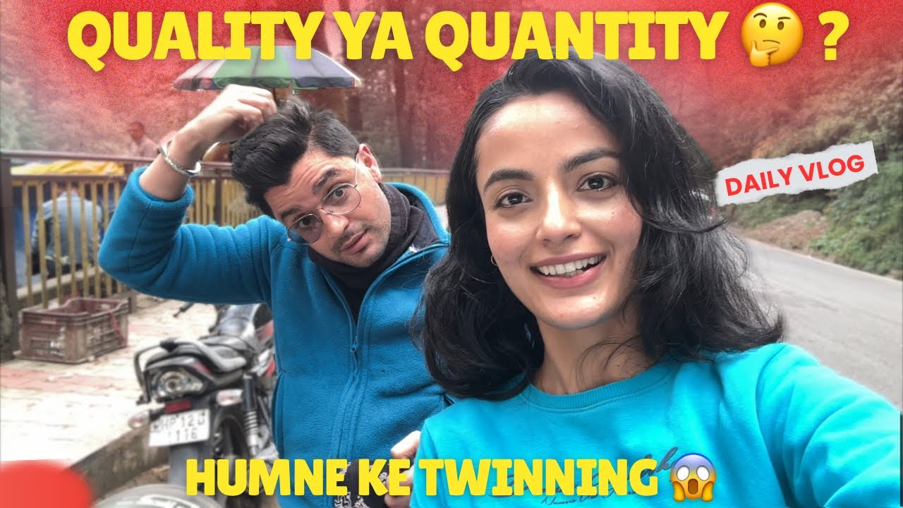 Daily Vlogs | Quality vs Quantity 🤔 | Shimla Street Food Kulcha & Motivational Moments 💪