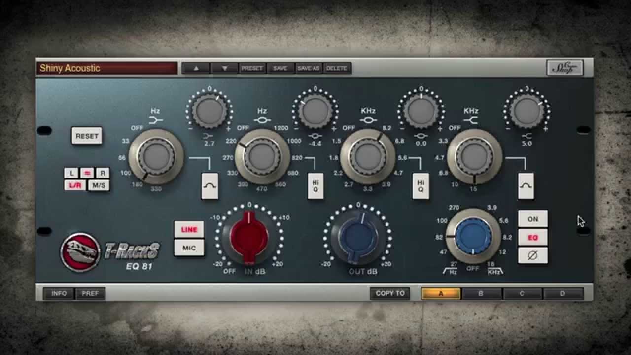 NEW in T-RackS Custom Shop - EQ 73 & EQ 81 - Two classic, legendary British channel strips