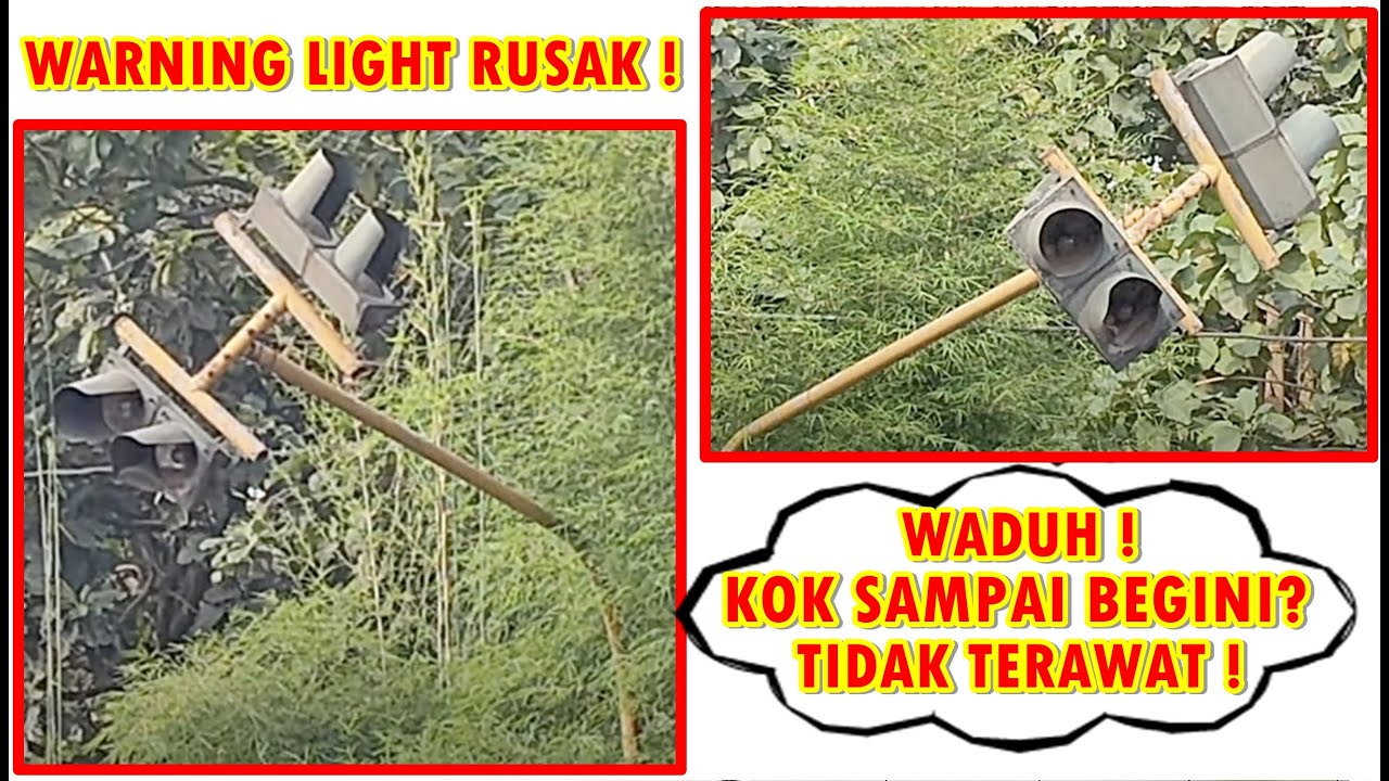 WARNING LIGHT RUSAK & TIDAK TERURUS DI DEKAT SPBU CIKOPO BARU, PURWAKARTA