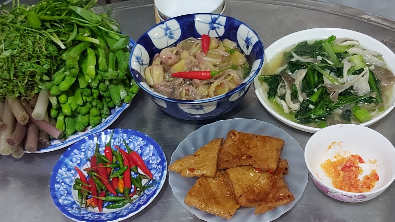 Hôm nay vợ chồng mình đổi món ăn chay cả nhà ơi 