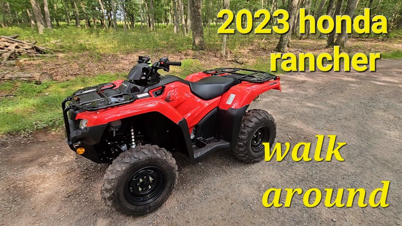 NEW 2023 Honda Rancher trx 420 with dct irs