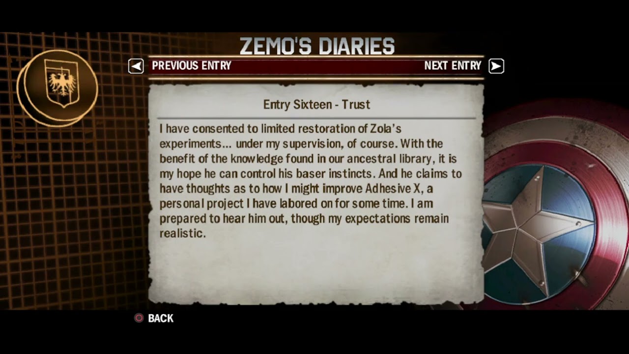 Captain America - Super Soldier (Complete Zemo Diaries)