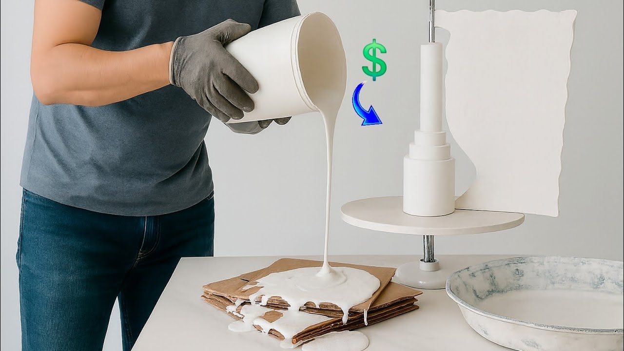 💲Many people still don't know how they can get rich from waste plaster and cardboard. 