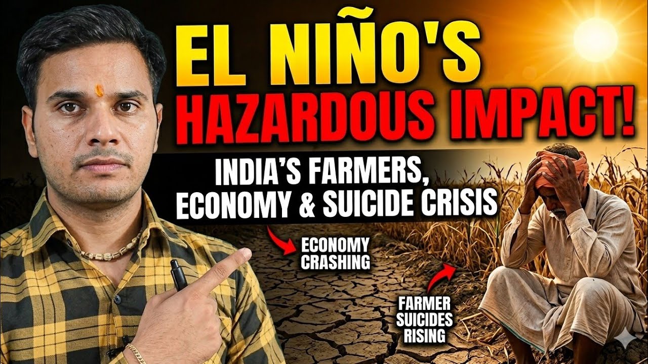 #geography El Nino: The destroyer of Indian economy #indianmonsoon #farmerlife #ajaysir #ajaysharma 
