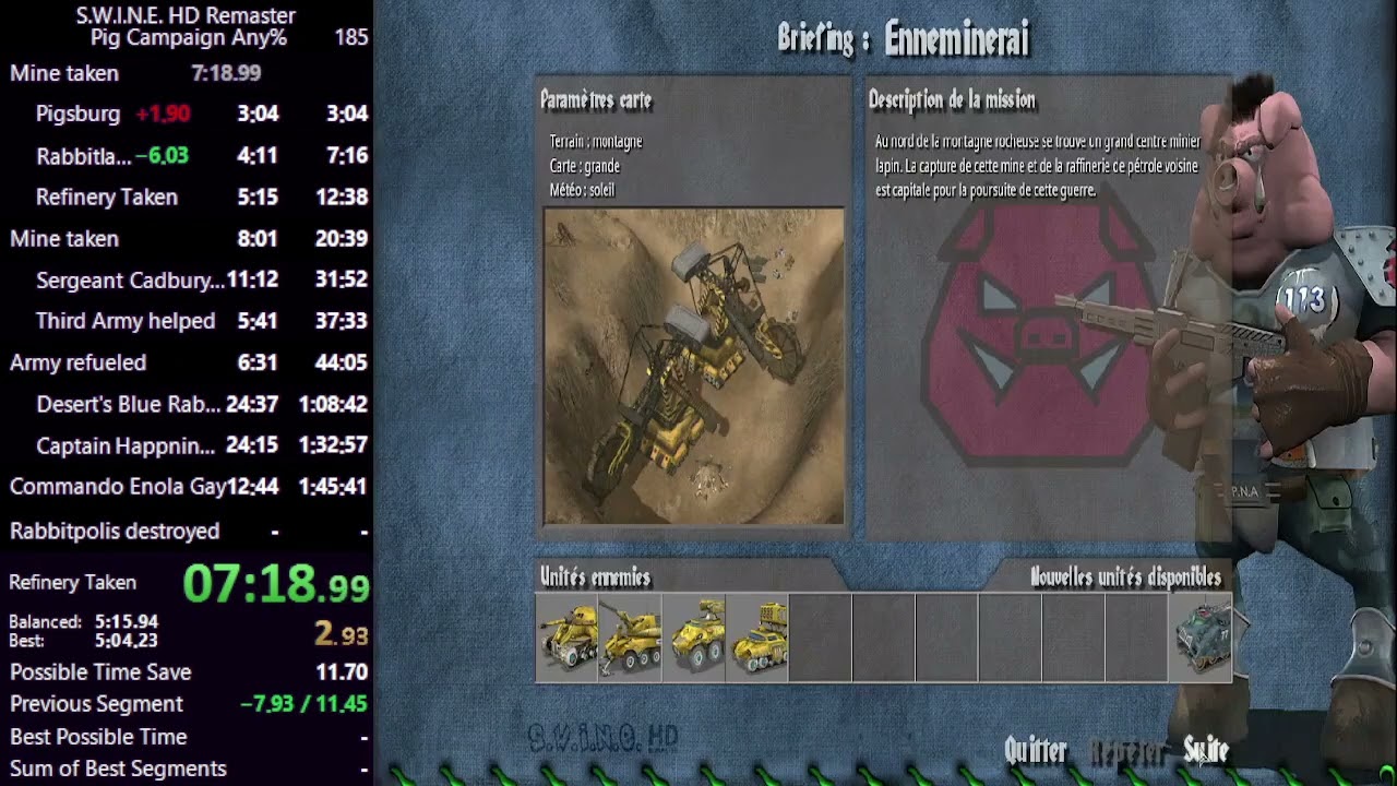 S.W.I.N.E. HD Remaster - Pig Campaign Normal Any% (Current WR)