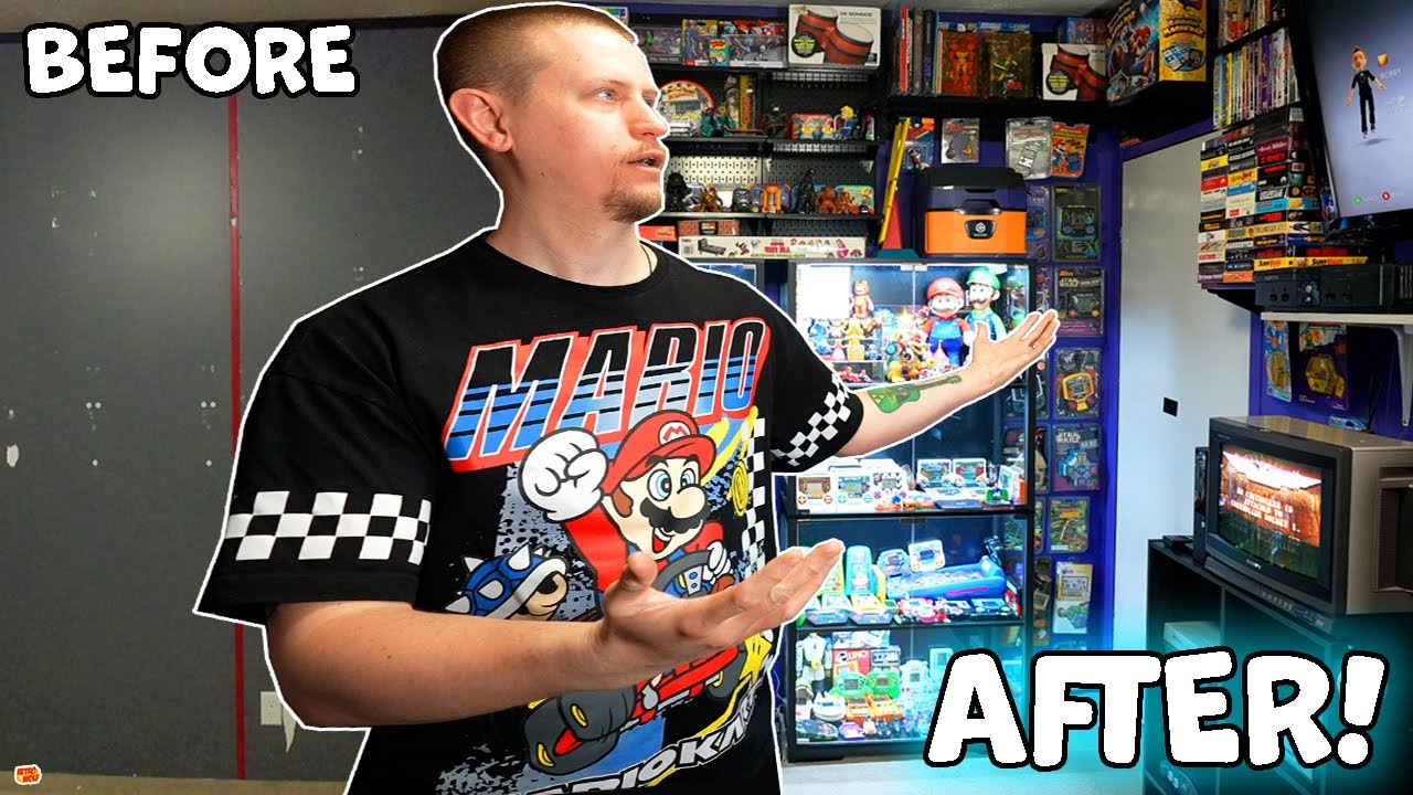 I Re-Built My ENTIRE Retro Game Room From Scratch!